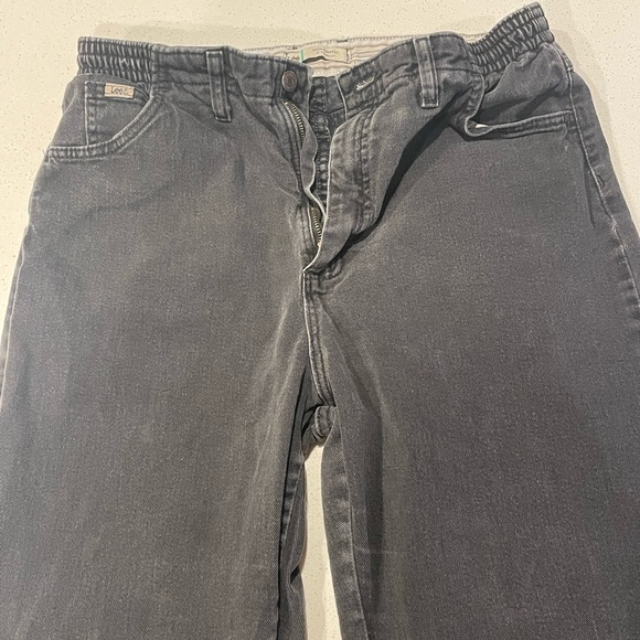 Lee Charcoal Straight Jeans - Picture 1 of 5